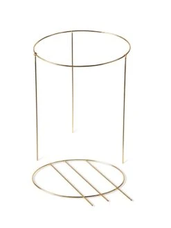 Brass Plated Grow Throughs, Set Of 2 -Backyard Bloomers 8612662 188