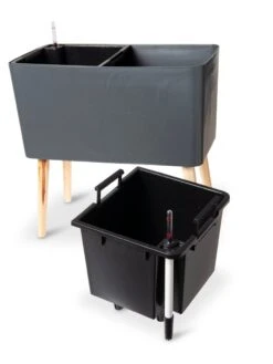 Ava Self-Watering Rectangular Planter -Backyard Bloomers 8612691 296