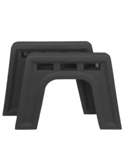 Custom Length Lightweight Indoor Or Outdoor Backless Bench Ends -Backyard Bloomers 8612858gy 07v lightweight indoor outdoor backless bench ends gray