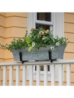 Achla Designs Handrail Flowerbox Bracket Kit For Rail -Backyard Bloomers 8612883 03v