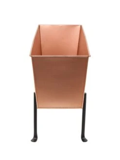 Achla Designs Copper Flower Box With Folding Stand -Backyard Bloomers 8612914 03v