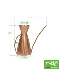 Achla Designs Copper Watering Carafe -Backyard Bloomers 8612920 02v