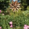 Dahlia Wind Spinner, 12" -Backyard Bloomers 8612949 01v dahlia wind spinner 12inch