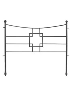 Achla Designs Square-on-Squares Fence Sections, Set Of 4 -Backyard Bloomers 8612992 04v