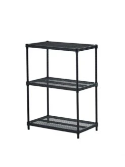 MeshWorks © 3 Tier Plant Shelving 9 MeshWorks © 3 Tier Plant Shelving -Backyard Bloomers 8613016 04v meshworks 3 tier plant shelf black