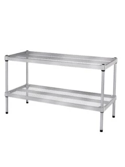 MeshWorks © Stacking Plant Shelves 19 MeshWorks © Stacking Plant Shelves -Backyard Bloomers 8613018 13v meshworks stacking plant shelves silver