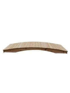 Plank Garden Bridge Unfinished 4' X 10' 13 Plank Garden Bridge Unfinished 4' X 10' -Backyard Bloomers 8613127 02v 2