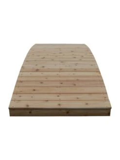 Plank Garden Bridge Unfinished 4' X 8' 11 Plank Garden Bridge Unfinished 4' X 8' -Backyard Bloomers 8613127 04v 1