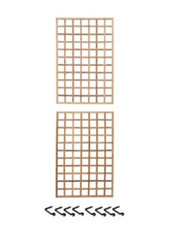 Bamboo Wall Trellis, 45" X 30", Set Of Two -Backyard Bloomers 8613149 0041