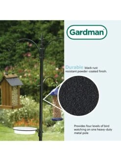 Gardman® Antique Finish Bird Feeding Station -Backyard Bloomers 8613186 03v