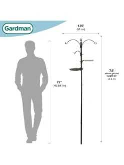 Gardman® Antique Finish Bird Feeding Station -Backyard Bloomers 8613186 07v