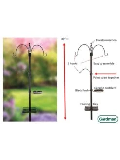 Gardman® Premium Bird Feeding Station 7 Gardman® Premium Bird Feeding Station -Backyard Bloomers 8613187 02v