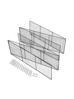 Chicken Wire Critter Fence, 16" High -Backyard Bloomers 8613249 3969