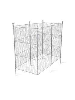 Tall Chicken Wire Critter Fence Extension Panel, Set Of 2 -Backyard Bloomers 8613260 6053 1