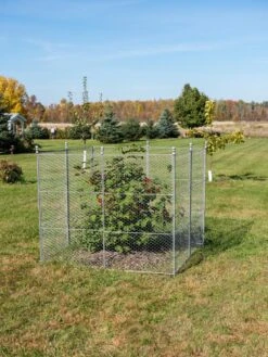 Tall Chicken Wire Critter Fence Extension Panel, Set Of 2 -Backyard Bloomers 8613262 0116