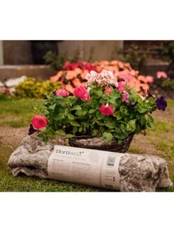 Hortiwool ® Hanging Basket Liner, Set Of 2 -Backyard Bloomers 8613263 16v
