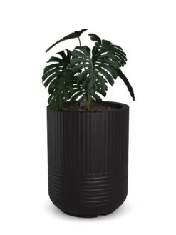 Arden Round Planter 18 Arden Round Planter -Backyard Bloomers 8613267 03V tif