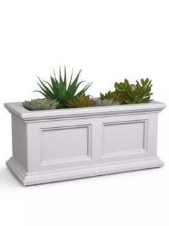 Fairfield Self-Watering Window Box, 2’ 15 Fairfield Self-Watering Window Box, 2’ -Backyard Bloomers 8613268 12V tif