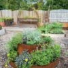 Birdies™ Corten Steel Tiered Round Raised Bed Kit, Tall -Backyard Bloomers 8613287 0013 birdies corten steel tiered round raised bed kit tall