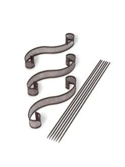 Scroll Linking Stakes, Set Of 3 -Backyard Bloomers 8613321 5899