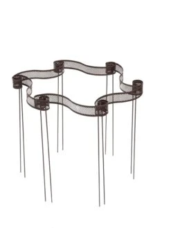 Scroll Linking Stakes, Set Of 3 -Backyard Bloomers 8613321 6997