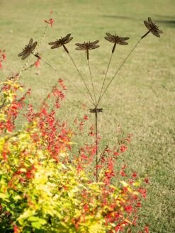 Flutterer Garden Stake -Backyard Bloomers 8613372 0163