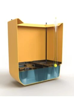 Oasis Self-Watering Tomato Planter With Trellis -Backyard Bloomers 8613440 crosssection