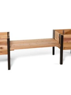 Cedar Bench Kit, Natural, 48" 10 Cedar Bench Kit, Natural, 48" -Backyard Bloomers 8613463 0004