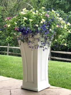 Cambridge Tall Planter, 28" Height -Backyard Bloomers 8613524 13V