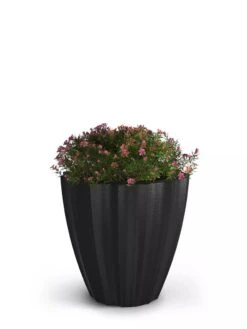 Sedona Round Planter, 18" Diameter -Backyard Bloomers 8613526 02V