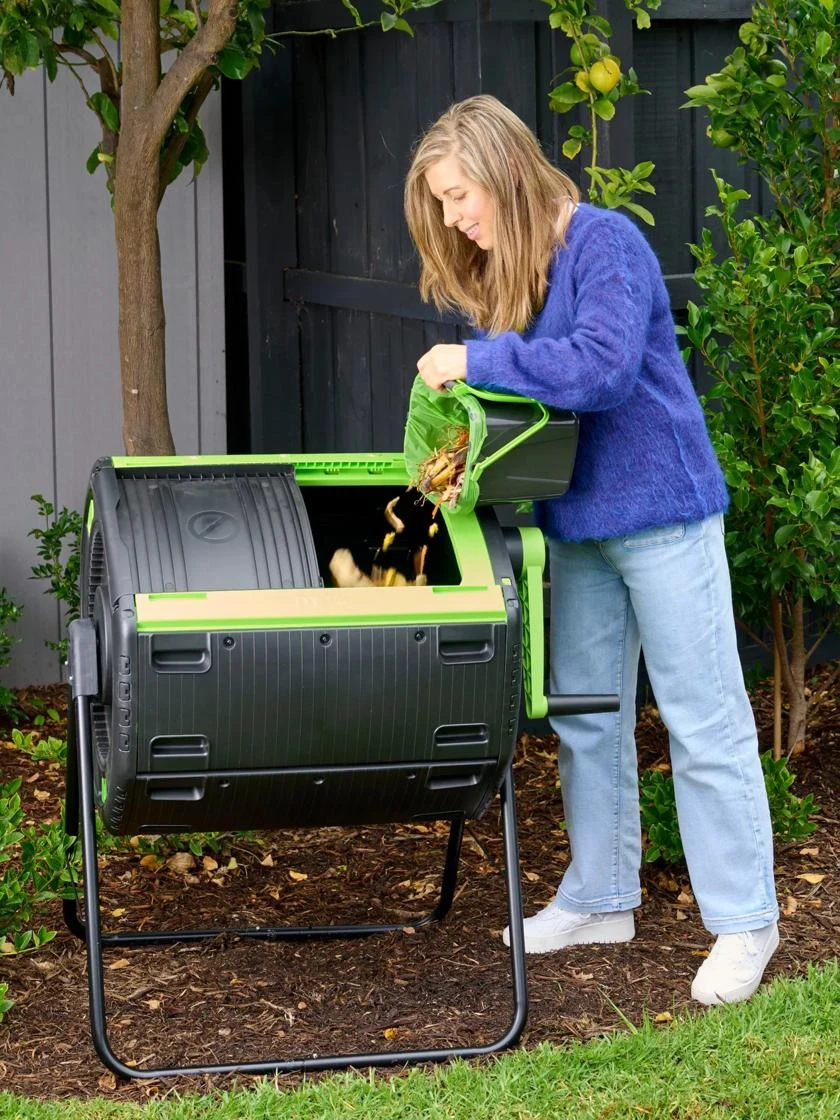 Maze 48 Gallon Compost Tumbler 3 Maze 48 Gallon Compost Tumbler
