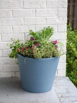 Self-Watering FiberStone Planters -Backyard Bloomers 8613675 8661 self watering fiber clay pot 17 inches