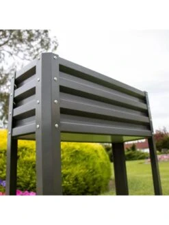 Metal Double Height Raised Garden Bed -Backyard Bloomers 8613688 04V 3 4