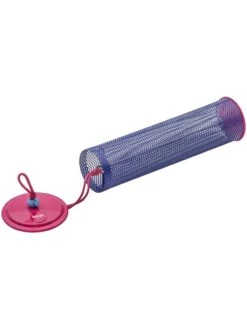 Color Pop Magnet Mesh Tube Feeder For Finches -Backyard Bloomers 8613788 04v