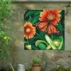 Monarch Outdoor Wall Art 2 Monarch Outdoor Wall Art -Backyard Bloomers 8613939 02V monarch outdoor wall art