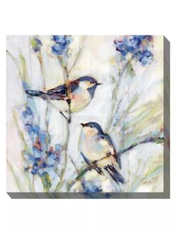 Meadow Blue No 2 Outdoor Wall Art 7 Meadow Blue No 2 Outdoor Wall Art -Backyard Bloomers 8614000 01V 3 4