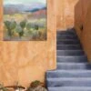Desert Bluffs Outdoor Wall Art -Backyard Bloomers 8614002 03V desert bluffs outdoor wall art