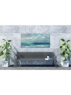Blue On Blue Outdoor Wall Art 6 Blue On Blue Outdoor Wall Art -Backyard Bloomers 8614003 02V 3 4