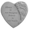 Always In Our Thoughts Memorial Stone -Backyard Bloomers 8614137 01V 3 4 always in our thoughts memorial stone