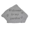 Welcome To My Garden Stone 1 Welcome To My Garden Stone -Backyard Bloomers 8614141 01V 3 4 welcome to my garden stone