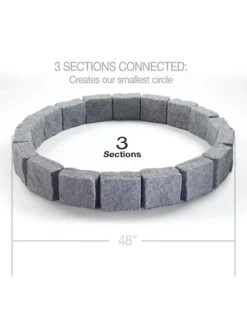 Beuta™ 6-Block Edging Section, 4 Pack -Backyard Bloomers 8614155 04V 3 4