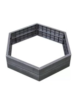 Modular Hexagon Raised Bed Kit, 21.5" 7 Modular Hexagon Raised Bed Kit, 21.5" -Backyard Bloomers 8614244 02V 3 4 modular hexagon raised bed kit 21 inches