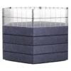Modular Hexagon Raised Bed Kit With Translucent Panels, 28.5" -Backyard Bloomers 8614245 01V 3 4 modular hexagon raised bed kit with translucent panels 21 inches