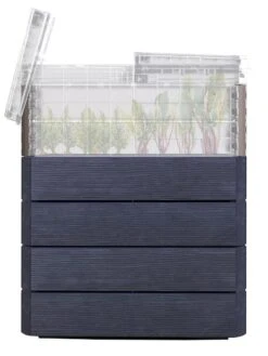 Modular Rectangular Raised Bed Kit With Translucent Panels & Lid 7 Modular Rectangular Raised Bed Kit With Translucent Panels & Lid -Backyard Bloomers 8614250 01V