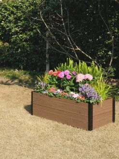 Wall Side Deep Root Garden Bed -Backyard Bloomers 8614255 03V