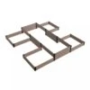 Terraced H-Shape Garden Bed 1 Terraced H-Shape Garden Bed -Backyard Bloomers 8614260 01V 3 4 terraced h shape garden bed