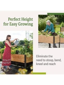 Elevated Planter Box, 2' X 8' 15 Elevated Planter Box, 2' X 8' -Backyard Bloomers B00EOW8FHU raisedbed benefits 1