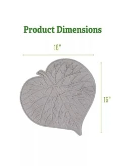 Leaf Stepping Stone 6 Leaf Stepping Stone -Backyard Bloomers Leaf Stepping Stone