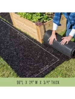 Recycled Rubber Walkway, 2' X 8' 13 Recycled Rubber Walkway, 2' X 8' -Backyard Bloomers Rubber walkway 3