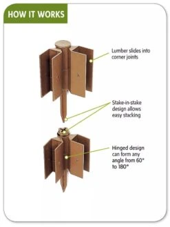 Stackable Corner Joints, Set Of 2 -Backyard Bloomers hiw 34 602
